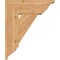 Ekena Millwork Traditional Traditional Smooth Bracket w/ Offset Brace, Western Red Cedar, 7 1/2"W x 20"D x 24"H BKT0806X20X24TRA01SWR - alternate 3